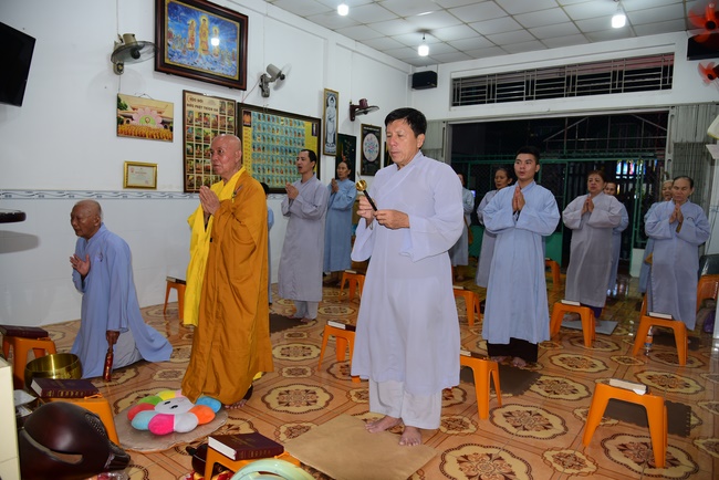 Repentant Ceremony at Minh Chat  ashram in Can Tho