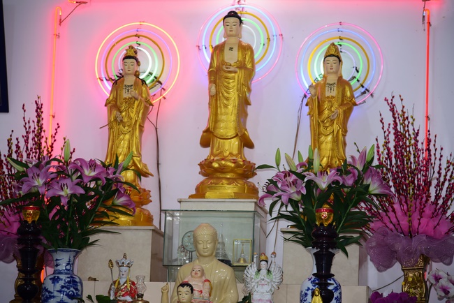 Repentant Ceremony at Minh Chat  ashram in Can Tho