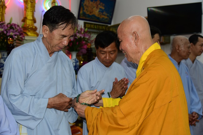 Repentant Ceremony at Minh Chat  ashram in Can Tho