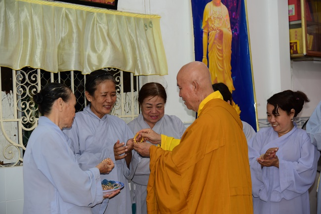 Repentant Ceremony at Minh Chat  ashram in Can Tho