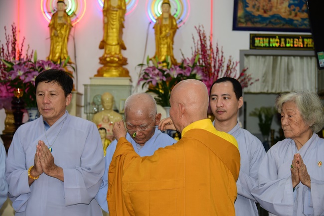 Repentant Ceremony at Minh Chat  ashram in Can Tho