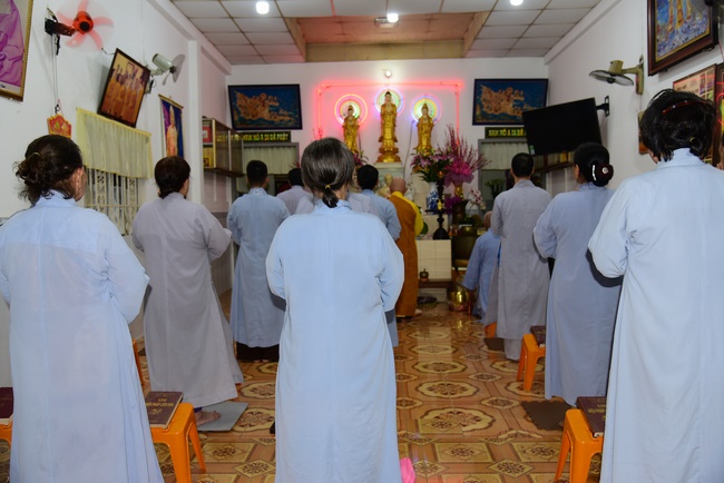Repentant Ceremony at Minh Chat  ashram in Can Tho