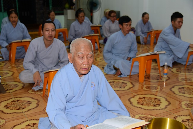 Repentant Ceremony at Minh Chat  ashram in Can Tho