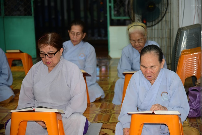 Repentant Ceremony at Minh Chat  ashram in Can Tho