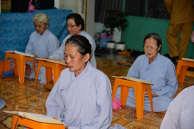 Repentant Ceremony at Minh Chat  ashram in Can Tho