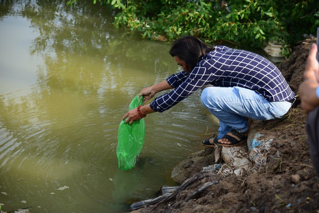 The  praying rite for rebirth in Binh Thanh District.