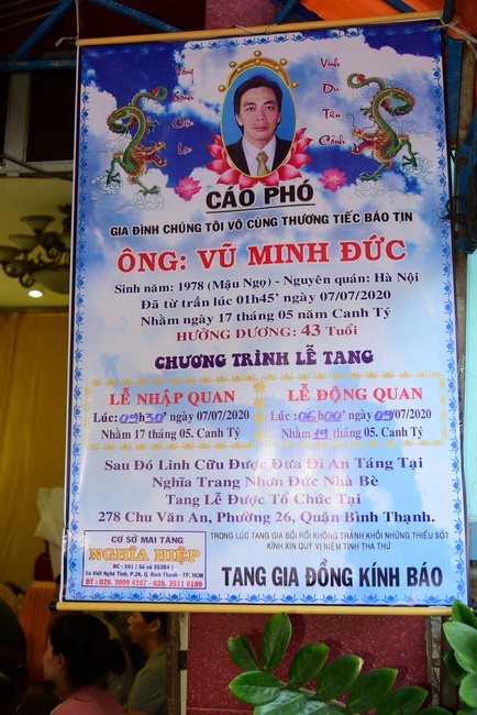 The  praying rite for rebirth in Binh Thanh District.