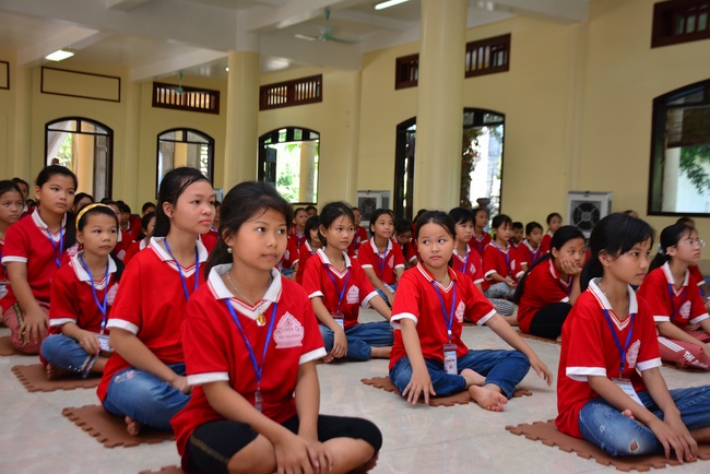 Children Summer Retreat at Tay Khanh Pagoda