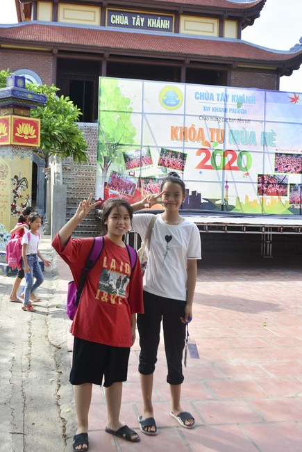 Children Summer Retreat at Tay Khanh Pagoda