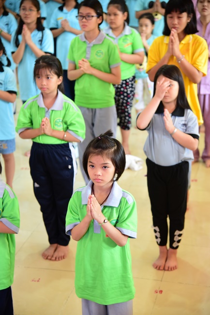 The Closing Ceremony of Children Summer Retreat in 2020