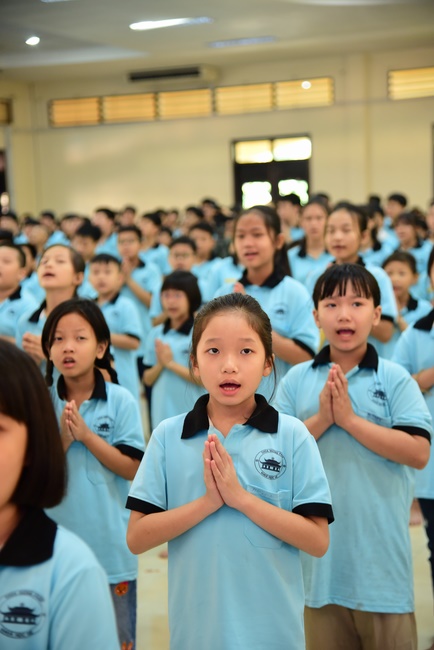 The Closing Ceremony of Children Summer Retreat in 2020