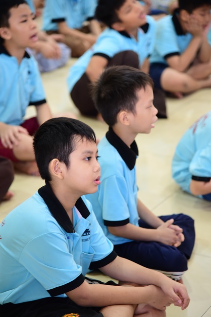 The Closing Ceremony of Children Summer Retreat in 2020