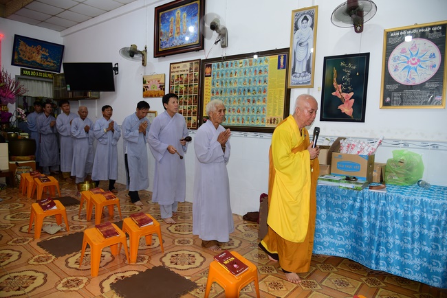 Repentant Ceremony at Minh Chat  ashram in Can Tho