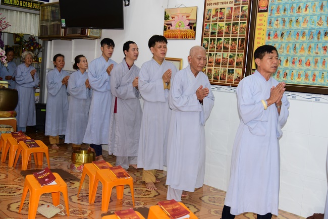Repentant Ceremony at Minh Chat  ashram in Can Tho
