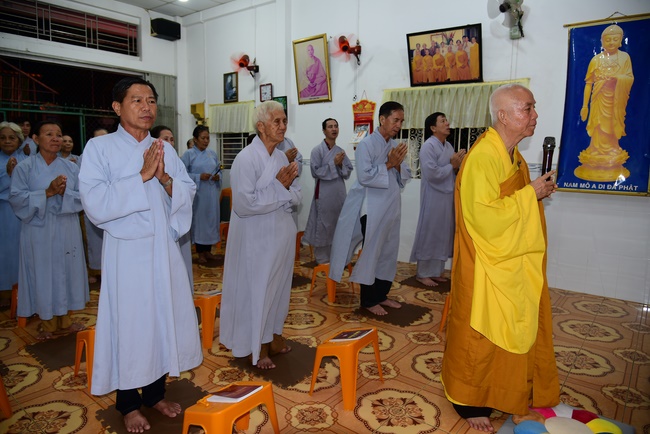 Repentant Ceremony at Minh Chat  ashram in Can Tho