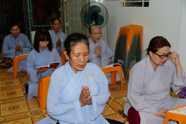 Repentant Ceremony at Minh Chat  ashram in Can Tho