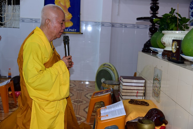 Repentant Ceremony at Minh Chat  ashram in Can Tho