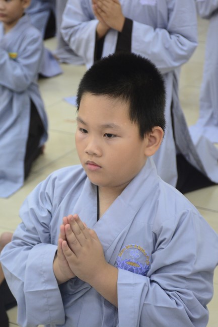 Starting the Temporary Ordination Retreat for Children