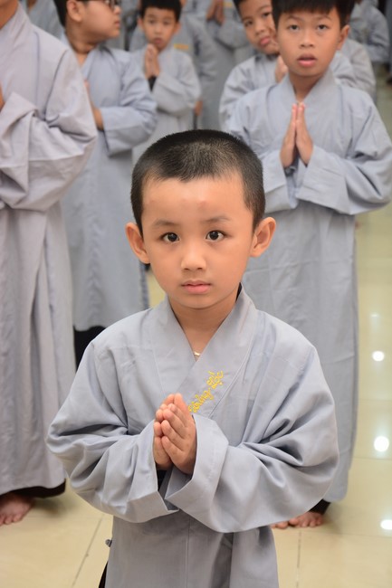 Starting the Temporary Ordination Retreat for Children