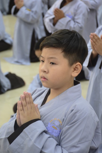 Starting the Temporary Ordination Retreat for Children