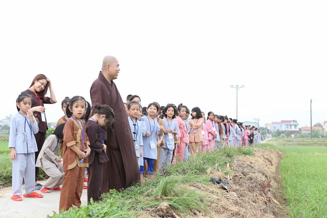 Ngày nhập khóa - Khóa tu mùa hè thiếu nhi chùa Đống Cao