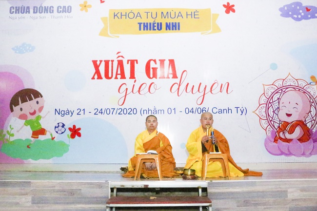 Ngày nhập khóa - Khóa tu mùa hè thiếu nhi chùa Đống Cao