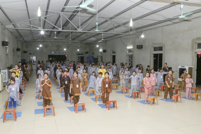 Ngày nhập khóa - Khóa tu mùa hè thiếu nhi chùa Đống Cao