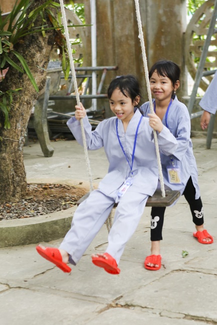 Ngày nhập khóa - Khóa tu mùa hè thiếu nhi chùa Đống Cao