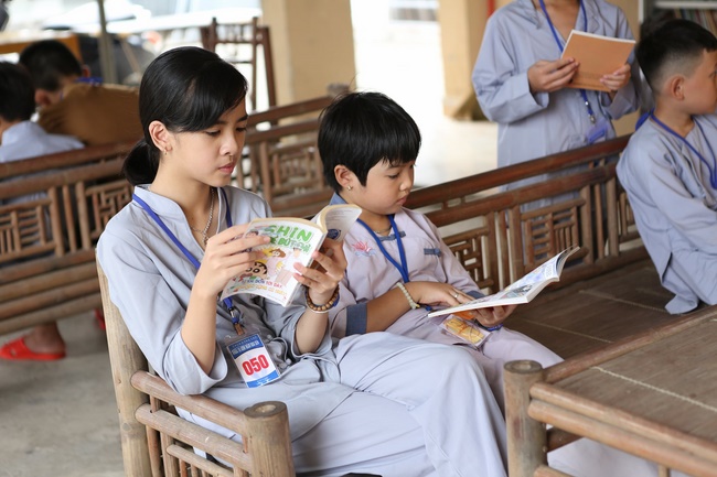 Ngày nhập khóa - Khóa tu mùa hè thiếu nhi chùa Đống Cao