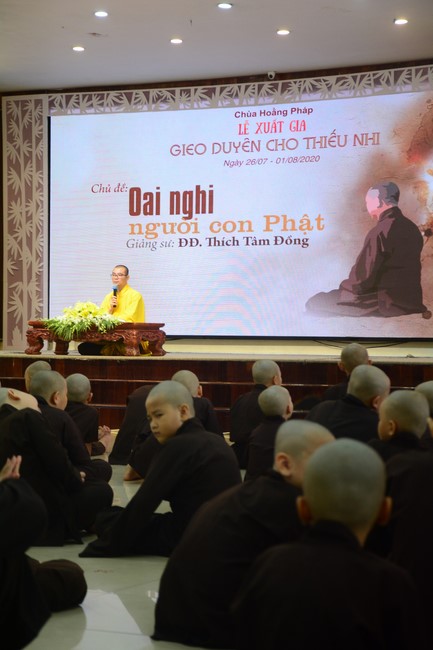 The 3rd Day of Temporary Ordination for Children