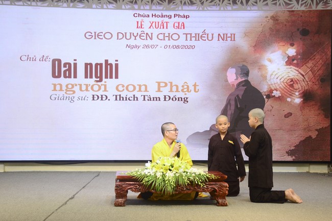 The 3rd Day of Temporary Ordination for Children