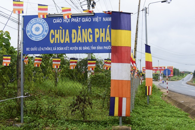 Offering Three Jewels at Dang Phap Pagoda, Binh Phuoc.