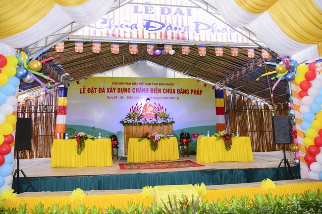 Offering Three Jewels at Dang Phap Pagoda, Binh Phuoc.