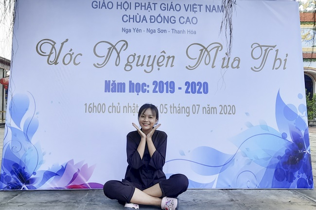 Holding the rite Wishes for the Exam Season for students at Dong Cao Pagoda