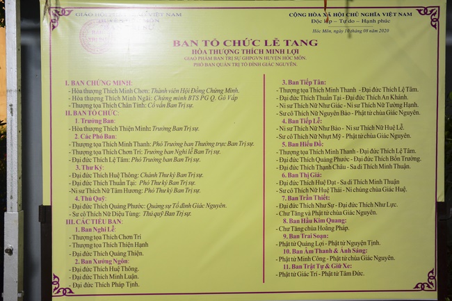 Lễ viếng Trưởng lão Hòa thượng Thích Minh Lợi