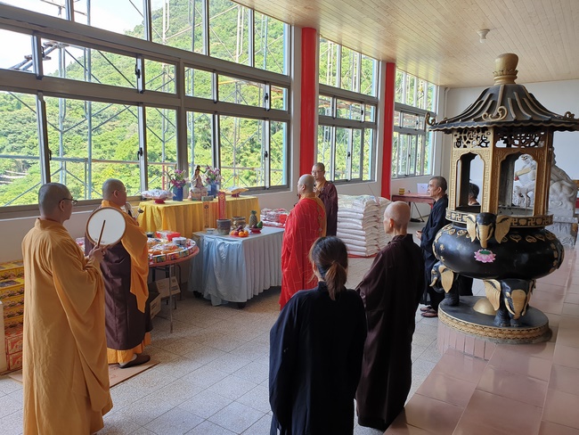 Dharma assembly for chanting in Taiwan
