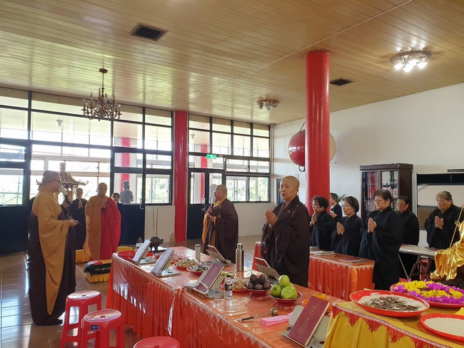 Dharma assembly for chanting in Taiwan