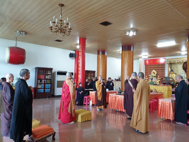 Dharma assembly for chanting in Taiwan