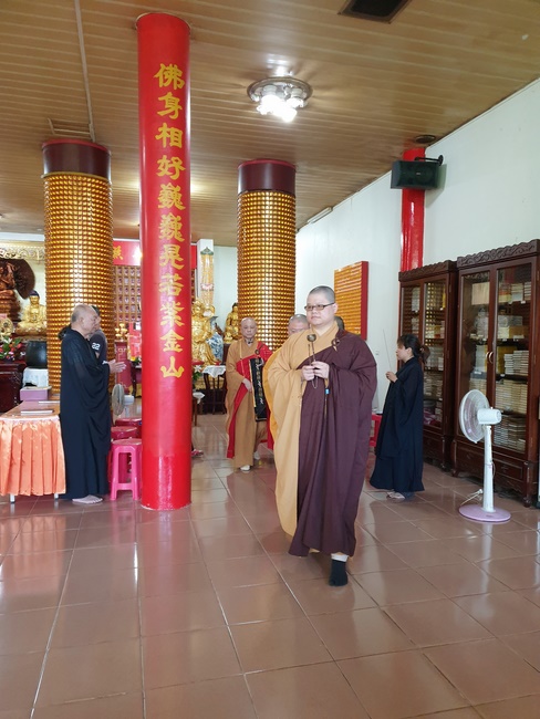Dharma assembly for chanting in Taiwan
