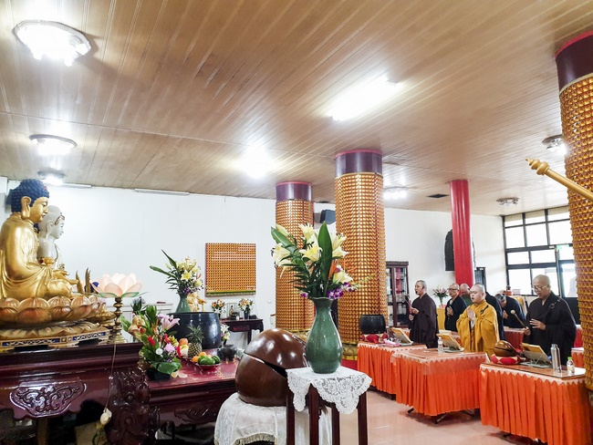 Dharma assembly for chanting in Taiwan