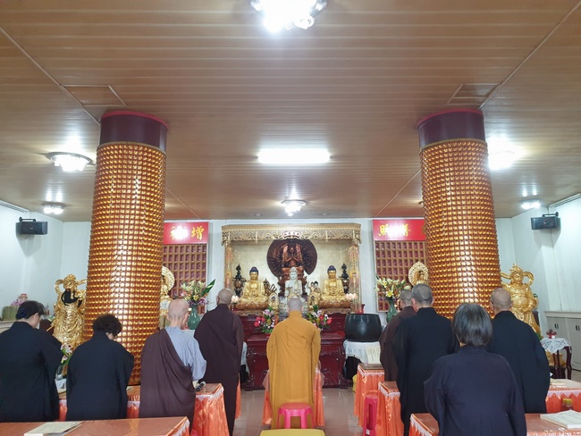 Dharma assembly for chanting in Taiwan