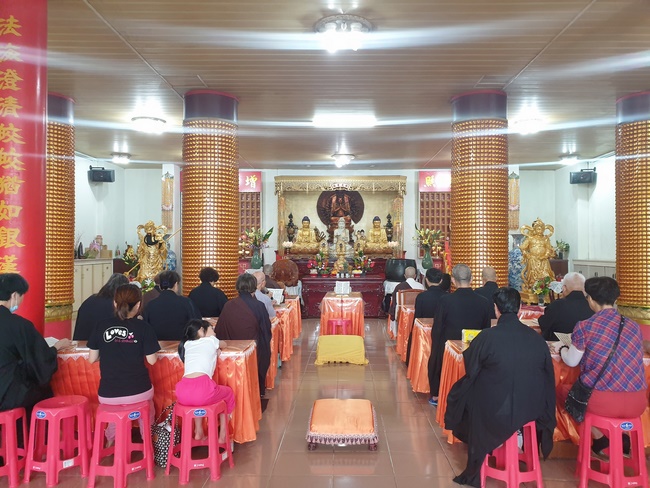 Dharma assembly for chanting in Taiwan