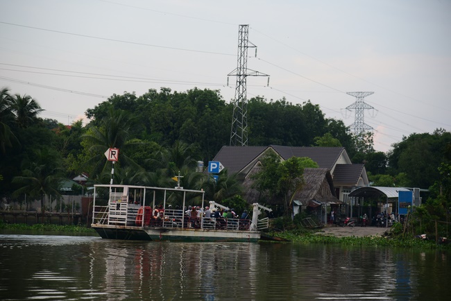 Freeing of creatures at Ca Lang ferry port in Cu Chi