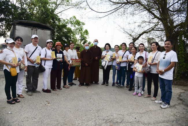 Freeing of creatures at Ca Lang ferry port in Cu Chi