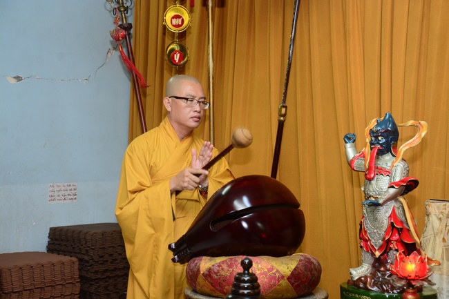 BTS GHPGVN huyện Hóc Môn tổ chức lễ Tự tứ tại chùa Quang Thọ