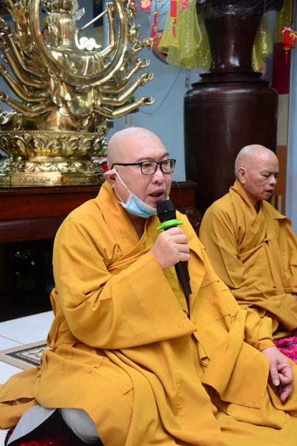 BTS GHPGVN huyện Hóc Môn tổ chức lễ Tự tứ tại chùa Quang Thọ