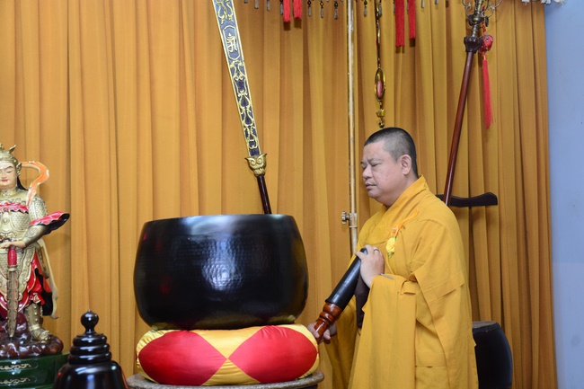 BTS GHPGVN huyện Hóc Môn tổ chức lễ Tự tứ tại chùa Quang Thọ