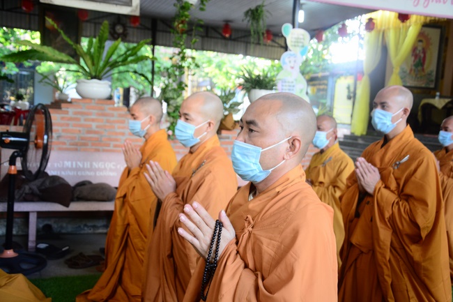 BTS GHPGVN huyện Hóc Môn tổ chức lễ Tự tứ tại chùa Quang Thọ