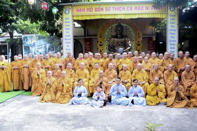 BTS GHPGVN huyện Hóc Môn tổ chức lễ Tự tứ tại chùa Quang Thọ