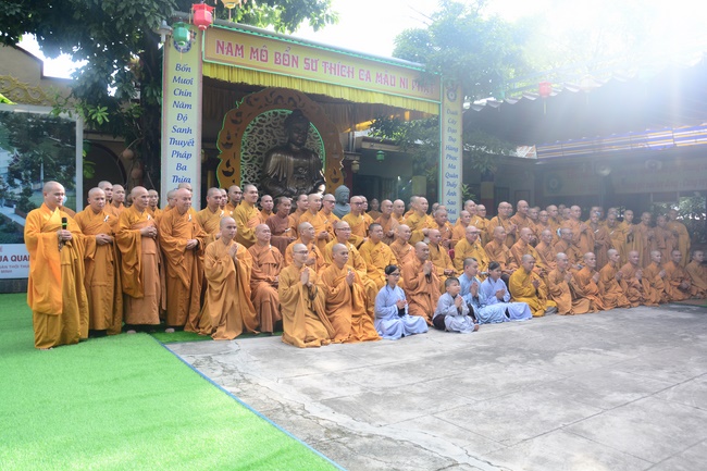 BTS GHPGVN huyện Hóc Môn tổ chức lễ Tự tứ tại chùa Quang Thọ